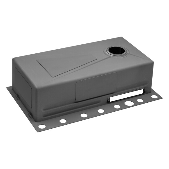 Додаткове фото - Кухонна мийка Kroner KRP Schwarze - SET7545F4HM PVD (3.0/0.8 мм)