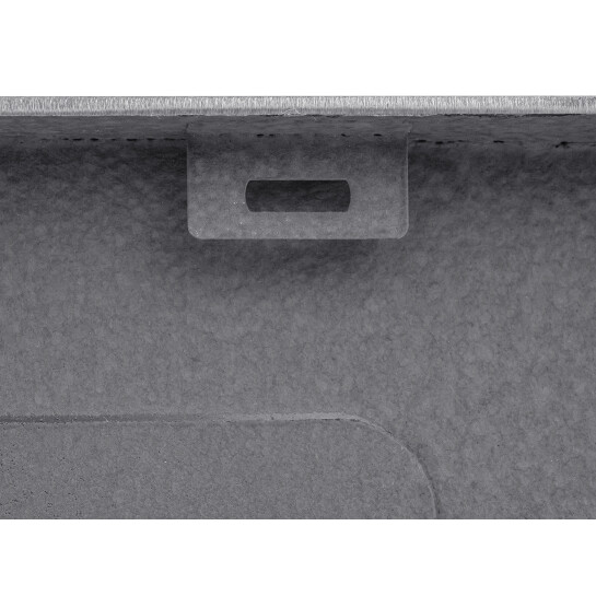 Додаткове фото - Кухонна мийка Kroner KRP Schwarze - 5843HM PVD (3.0/1.0 мм)