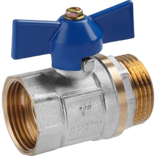 Додаткове фото - Кран кульовий Valves 1" ВЗ PN30 синій метелик