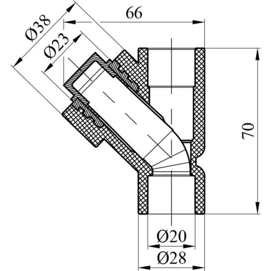 Додаткове фото - Фільтр PPR GrandiTherm 20 мм