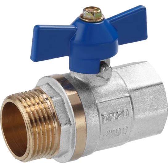 Головне фото - Кран кульовий Valves 3/4" ВЗ PN30 синій метелик