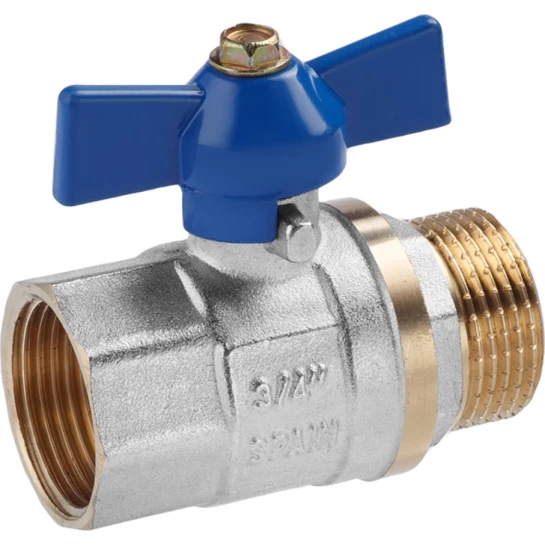 Додаткове фото - Кран кульовий Valves 3/4" ВЗ PN30 синій метелик