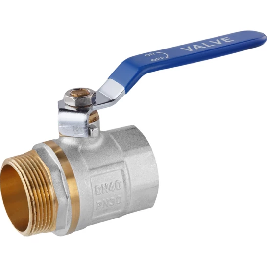 Головне фото - Кран кульовий Valves 1 1/2'' ВЗ PN30 синя ручка