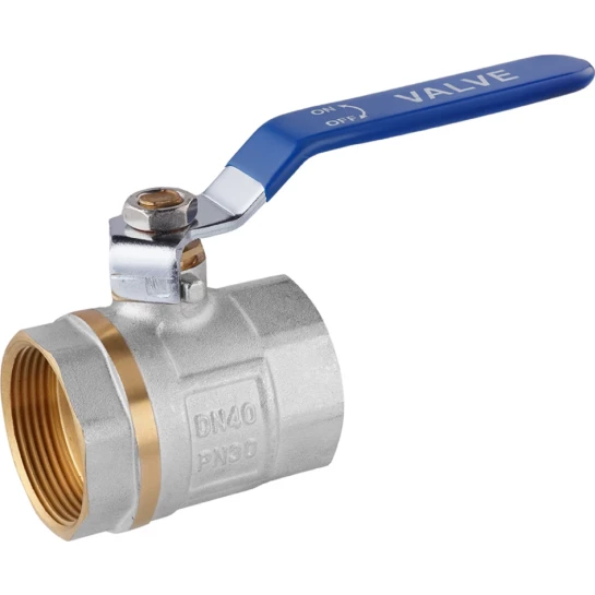 Головне фото - Кран кульовий Valves 1 1/4'' ВВ PN30 синя ручка