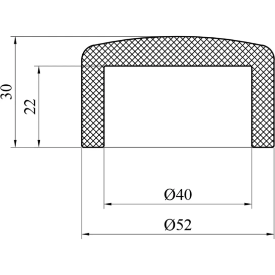 Додаткове фото - Заглушка PPR GrandiTherm 40 мм