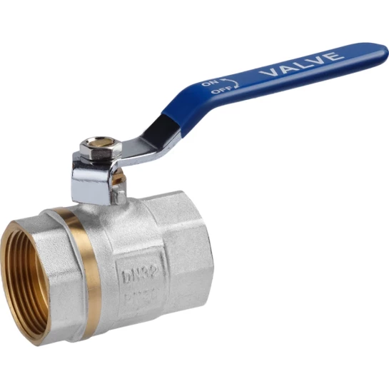 Головне фото - Кран кульовий Valves 1 1/4" ВВ PN30 синя ручка