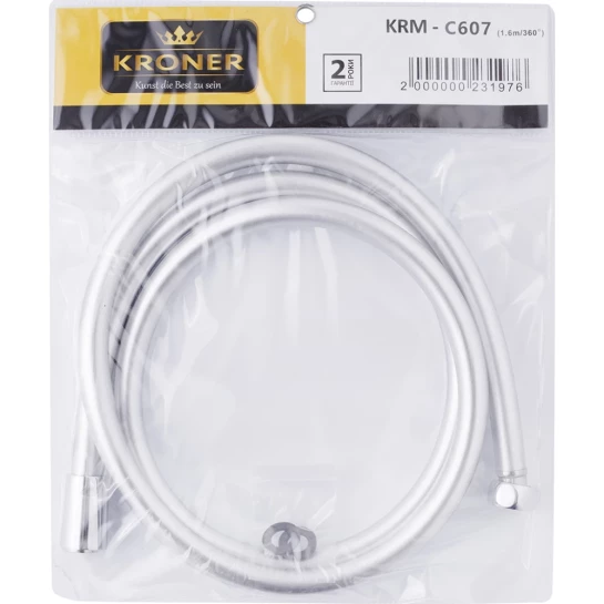 Додаткове фото - Шланг для душу Kroner KRM - C607 Anti-Twist 160 см