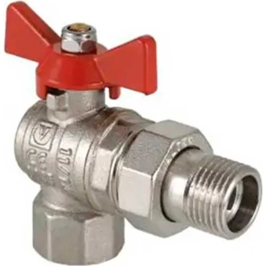 Головне фото - Кран-американка кульовий кутовий Valves 1/2" PN30