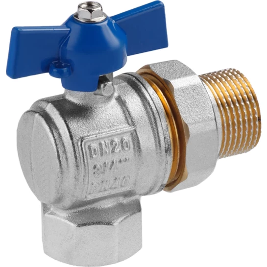 Додаткове фото - Кран-американка кульовий кутовий Valves 3/4" PN30