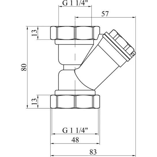 Додаткове фото - Фільтр грубої очистки Valves 1 1/4''