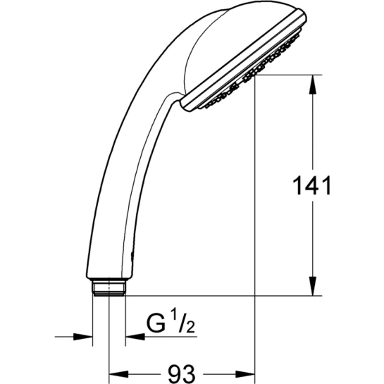 Додаткове фото - Лійка для ручного душу Grohe Tempesta 100 28419002