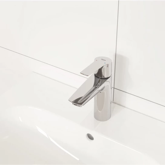 Додаткове фото - Змішувач для раковини Grohe QuickFix Start S-Size 23550002 з донним клапаном