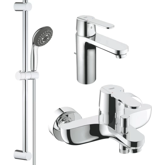 Головне фото - Набір змішувачів 3 в 1 для ванної кімнати Grohe QuickFix Get M-Size UA202701MQ