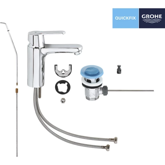 Додаткове фото - Набір змішувачів 3 в 1 для ванної кімнати Grohe QuickFix Get M-Size UA202701MQ