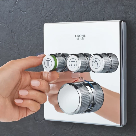 Додаткове фото - Душова система прихованого монтажу Grohe QuickFix SmartControl UA202801C3