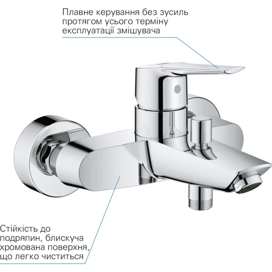 Додаткове фото - Комплект змішувачів для ванної кімнати Grohe QuickFix Start UA202301MQ