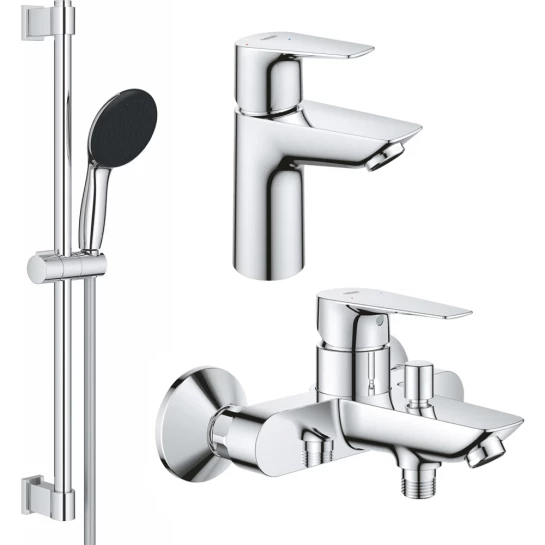 Головне фото - Набір змішувачів 3 в 1 для ванної кімнати Grohe QuickFix StartEdge S-Size UA202501SE