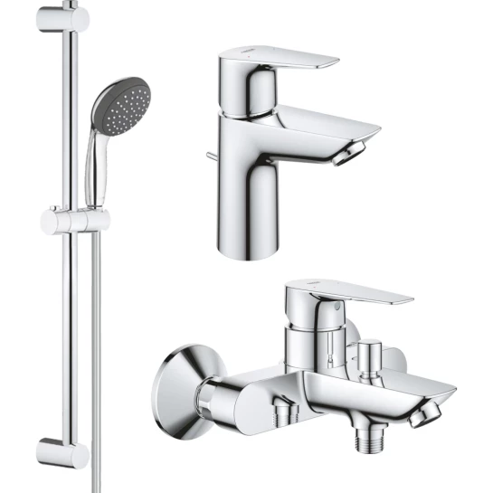 Головне фото - Набір змішувачів 3 в 1 для ванної кімнати Grohe QuickFix StartEdge S-Size UA202501SQ