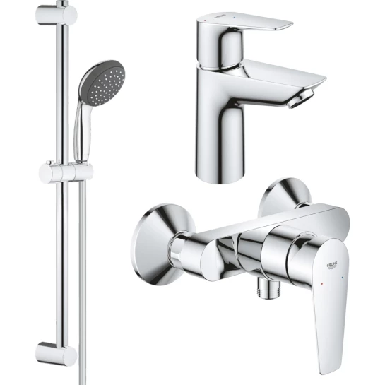 Головне фото - Набір змішувачів 3 в 1 для ванної кімнати Grohe QuickFix StartEdge S-Size UA202502SE