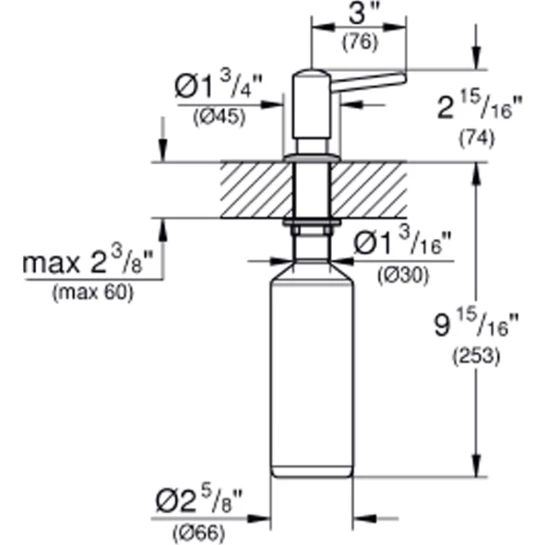 Додаткове фото - Дозатор для миючого засобу Grohe Contemporary 40536000