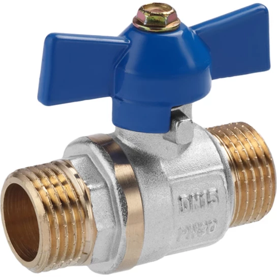 Головне фото - Кран кульовий Valves 1/2" ЗЗ PN30 синій метелик