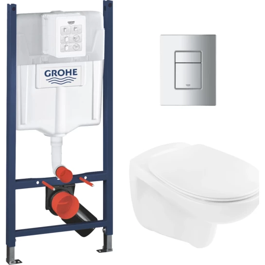 Головне фото - Комплект унітаза з інсталяцією 4 в 1 Grohe Solido Even UA38971966A