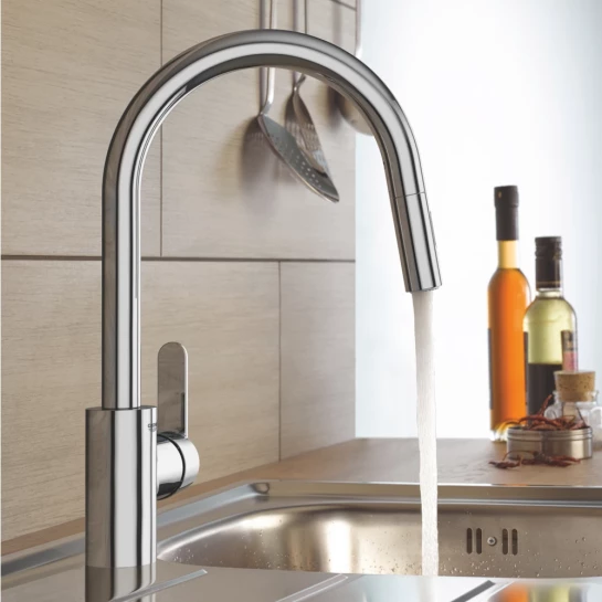 Додаткове фото - Змішувач для кухні Grohe QuickFix Get 31484001