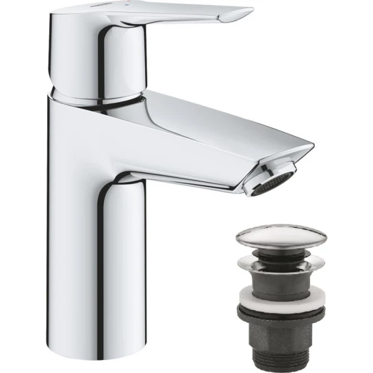 Головне фото - Змішувач для раковини Grohe QuickFix Start S-Size 23551002 з донним клапаном