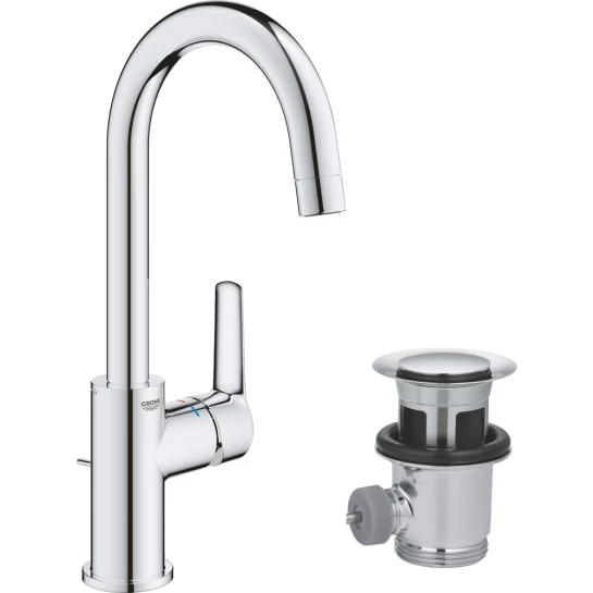 Додаткове фото - Змішувач для раковини Grohe QuickFix Start L-Size 24203002