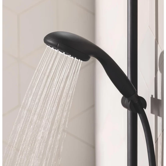 Додаткове фото - Змішувач для ванни Grohe QuickFix Start Black UA30330701