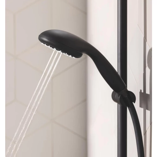 Додаткове фото - Набір змішувачів 3 в 1 для ванної кімнати Grohe QuickFix Start Black UA303304TM