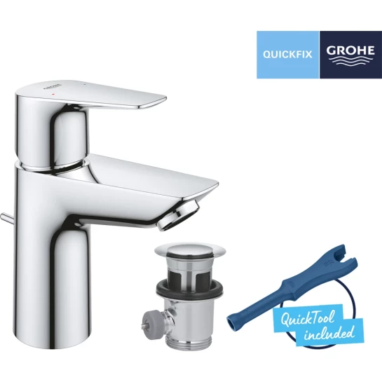 Додаткове фото - Змішувач для раковини Grohe QuickFix StartEdge S-Size 24196001