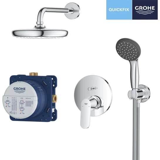 Додаткове фото - Душова система прихованого монтажу Grohe QuickFix Get Vitalio Start 210 25220001