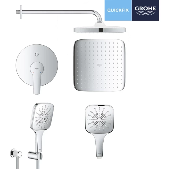 Додаткове фото - Душова система прихованого монтажу Grohe QuickFix Start UA25183007