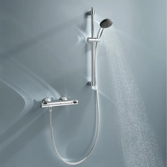 Додаткове фото - Комплект змішувачів для душу з термостатом Grohe QuickFix UA202503TS