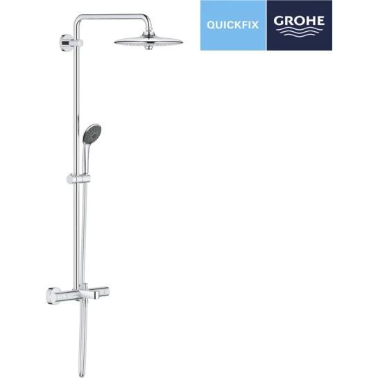 Додаткове фото - Душова система термостатична Grohe QuickFix Vitalio Joy System 260 27860001