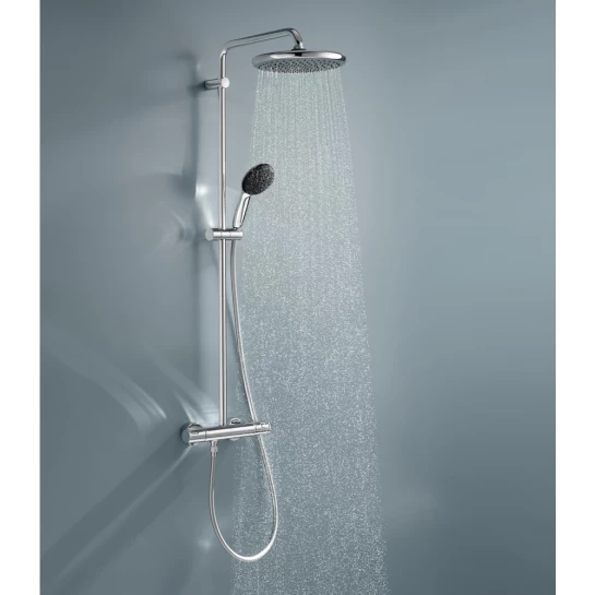 Додаткове фото - Душова система термостатична Grohe QuickFix Vitalio Comfort System 250 26677001