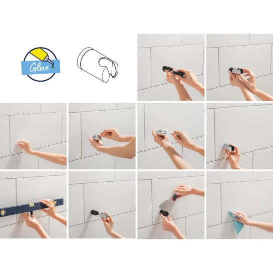 Додаткове фото - Душовий набір Grohe QuickFix Vitalio Comfort 110 26399001