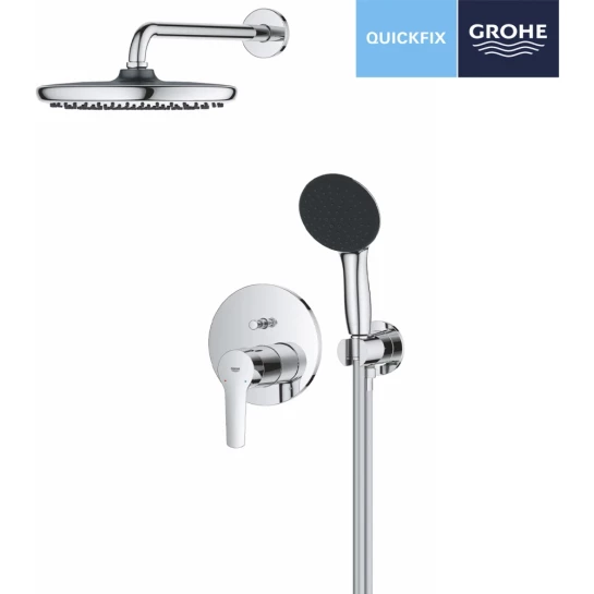 Додаткове фото - Душова система прихованого монтажу Grohe QuickFix Start 25292000 