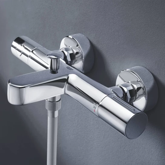 Додаткове фото - Змішувач термостатичний для ванни Grohe QuickFix Precision Get 34774000