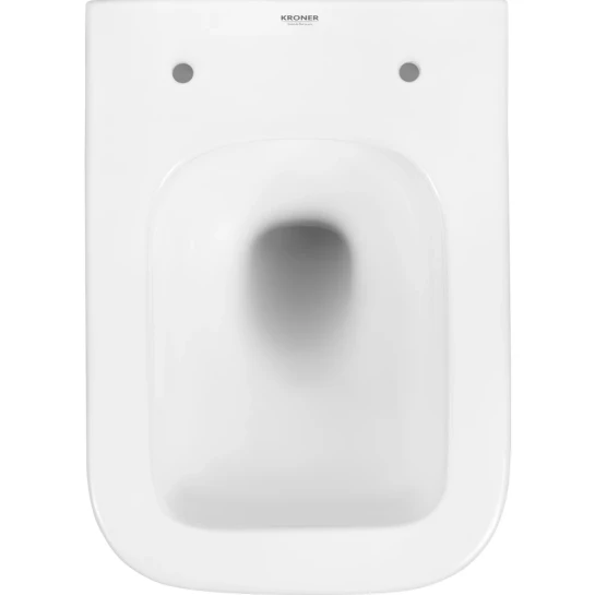 Додаткове фото - Комплект 4 в 1: Інсталяція Grohe Rapid SL 3 в 1 38772001 + Унітаз безободковий Kroner Eifel WHI483429 TORNADO з сидінням Slim Duroplast / Soft-close / Quick relase KE483429WHIT (38772001KE483429)