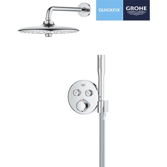 Додаткове фото - Душова система прихованого монтажу Grohe QuickFix Precision SmartControl 34878000