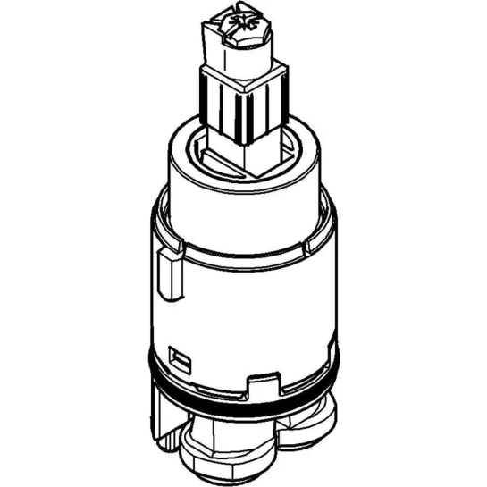 Додаткове фото - Картридж для змішувача Grohe SilkMove 28 мм 46580000