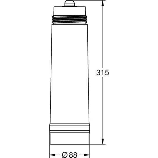 Додаткове фото - Картридж пом'якшуючий Grohe Blue M-Size 40430001