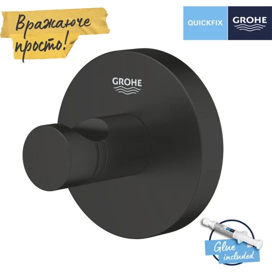 Додаткове фото - Гачок для ванної кімнати Grohe QuickFix Start 411732430