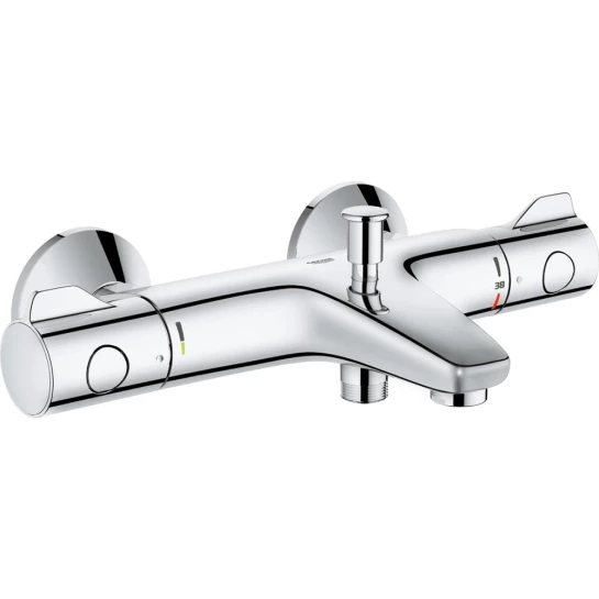 Додаткове фото - Змішувач для ванни Grohe Grohtherm 800 34567000 з душовим гарнітуром 27853001 (34567001)