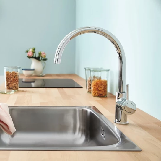 Додаткове фото - Змішувач для кухні Grohe BauClassic 31234001