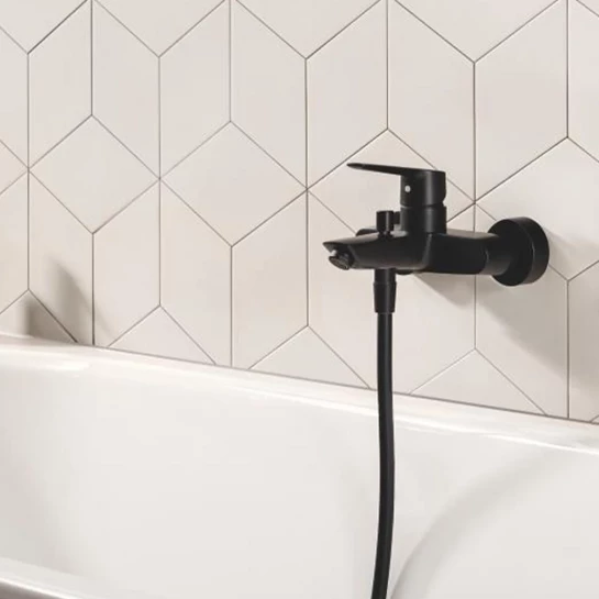 Додаткове фото - Змішувач для ванни Grohe QuickFix Start Black UA30330702