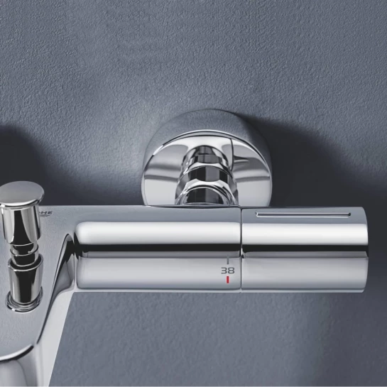 Додаткове фото - Змішувач термостатичний для ванни Grohe QuickFix Precision Get 34774000