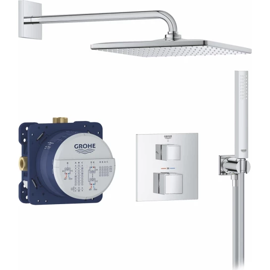 Головне фото - Душова система прихованого монтажу Grohe QuickFix Precision Cube Vitalio Rain Mono 310 Cube 34879000